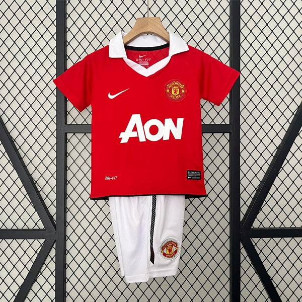 Camiseta Manchester United 1st Niño Retro 2010 2011